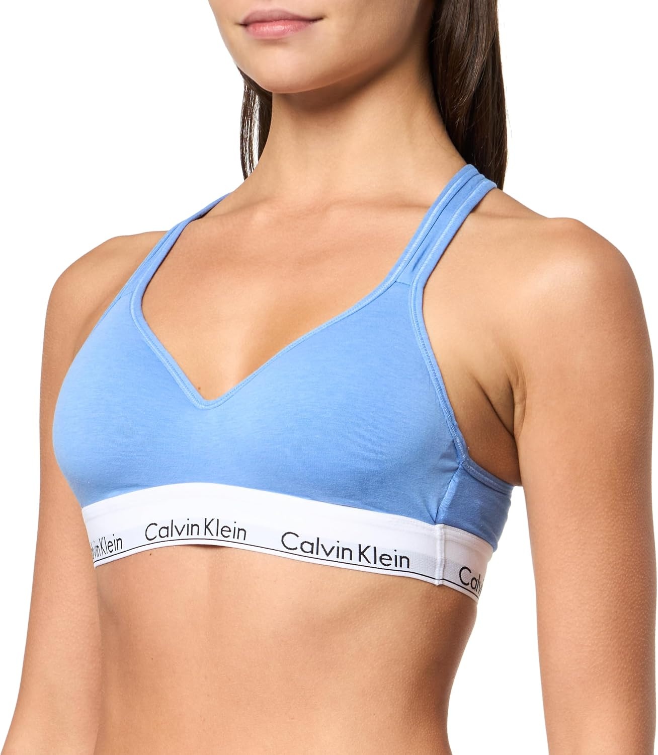 image:imageCalvin Klein Womens Modern Cotton Lightly Lined Wireless BraletteGlacier