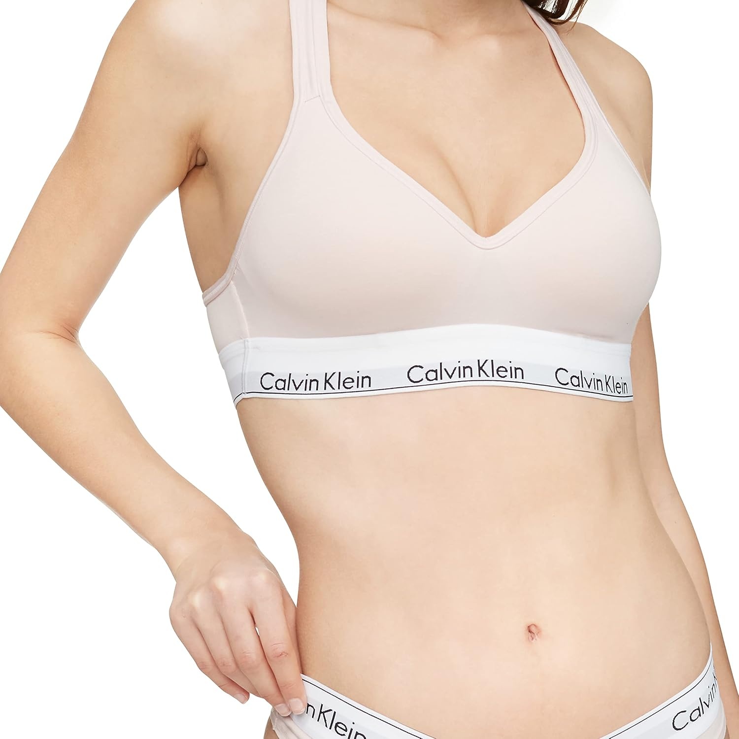 image:imageCalvin Klein Womens Modern Cotton Lightly Lined Wireless BraletteNymphs Thigh