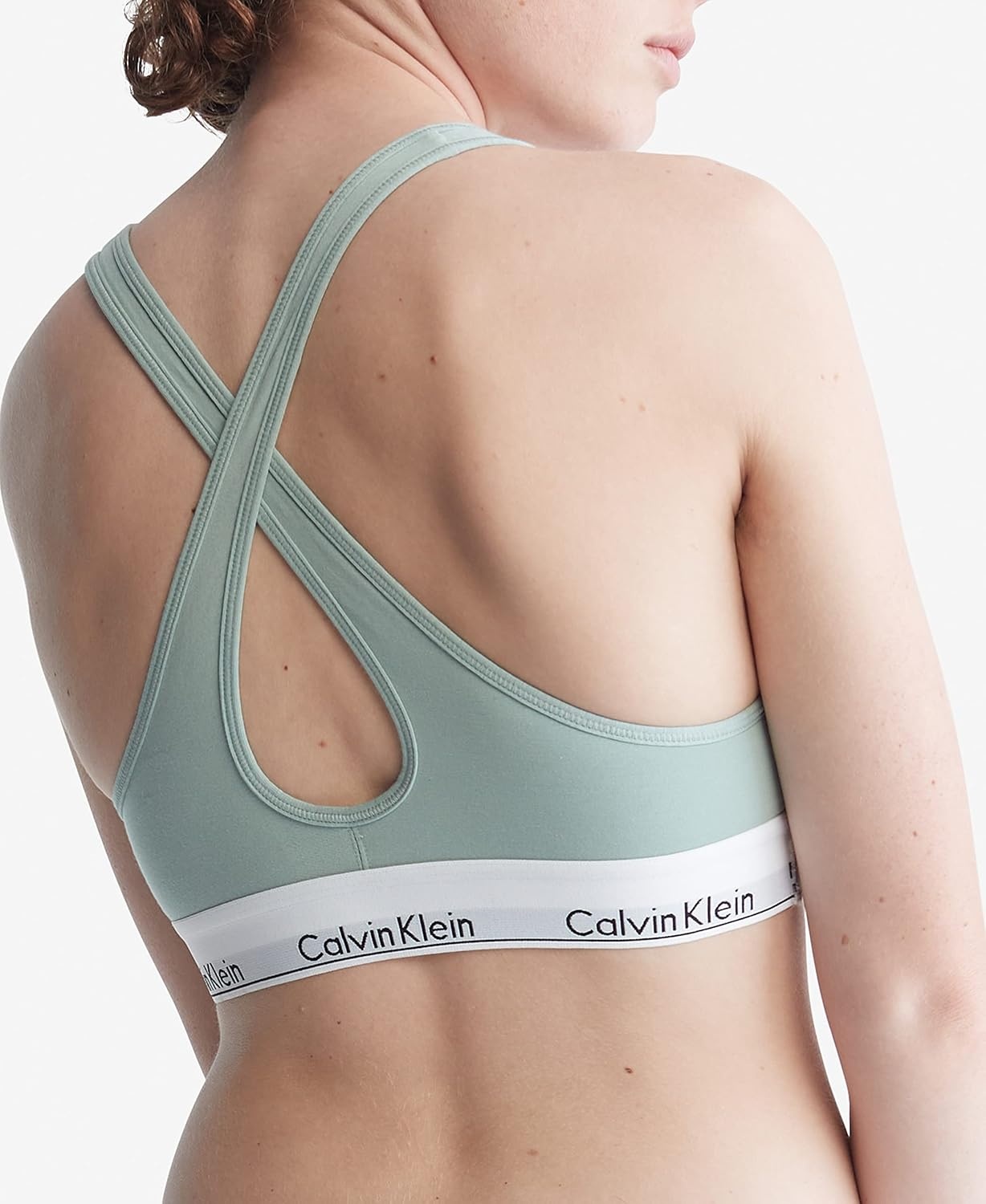 image:imageCalvin Klein Womens Modern Cotton Lightly Lined Wireless BraletteSage Meadow
