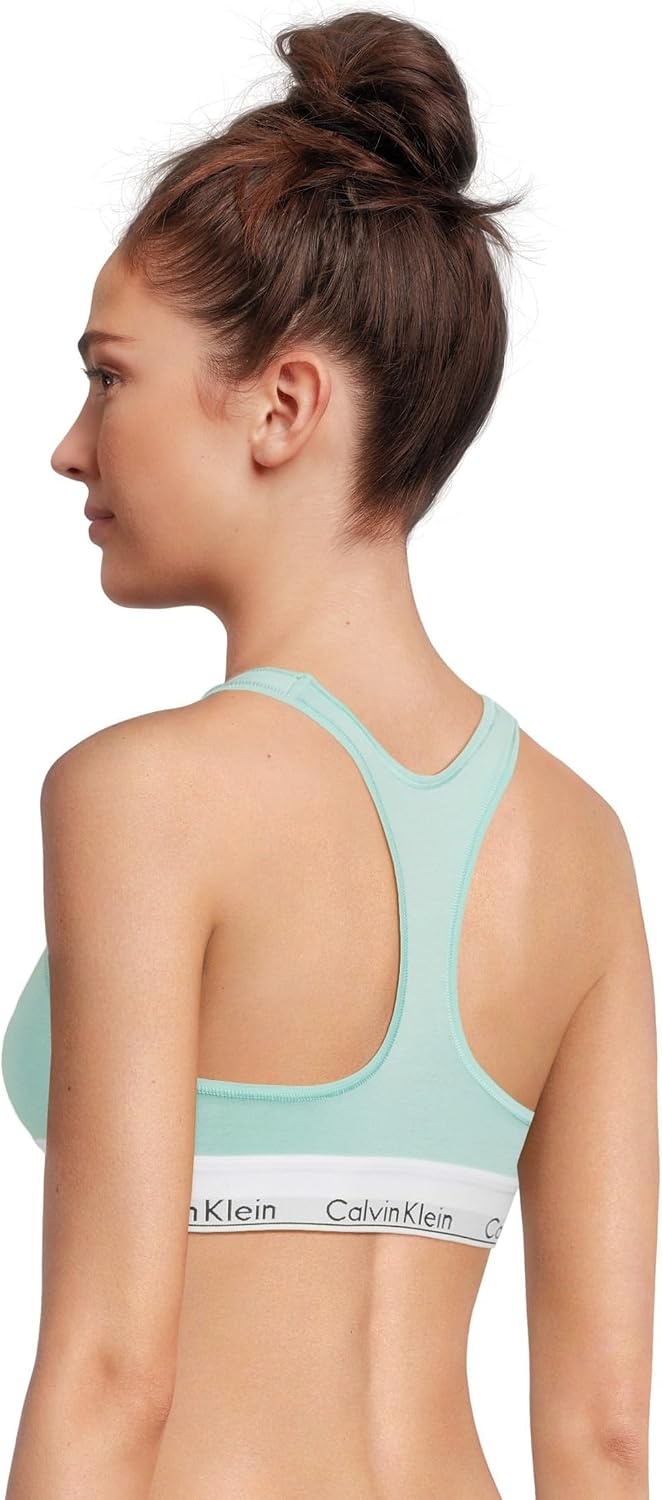 image:imageCalvin Klein Womens Modern Cotton Unlined Wireless BraletteBeau Blue
