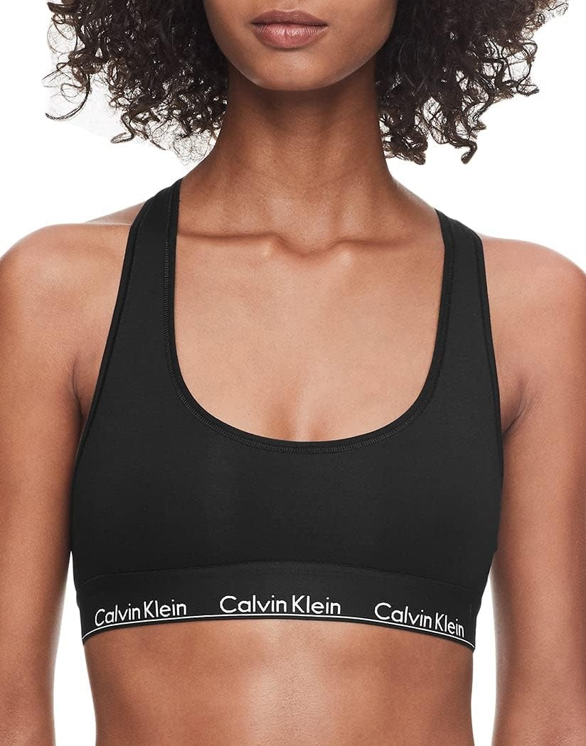 image:imageCalvin Klein Womens Modern Cotton Unlined Wireless BraletteBlack Waistband