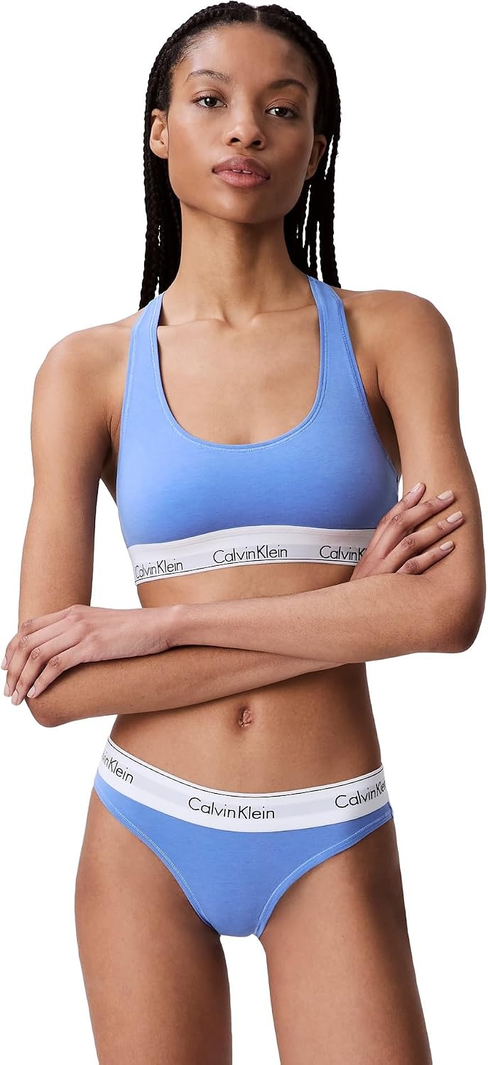 image:imageCalvin Klein Womens Modern Cotton Unlined Wireless BraletteGlacier