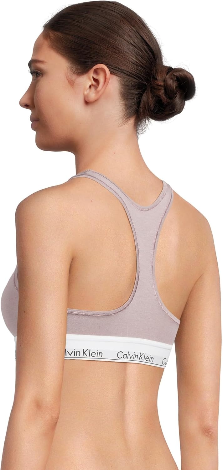 image:imageCalvin Klein Womens Modern Cotton Unlined Wireless BraletteSand Trap
