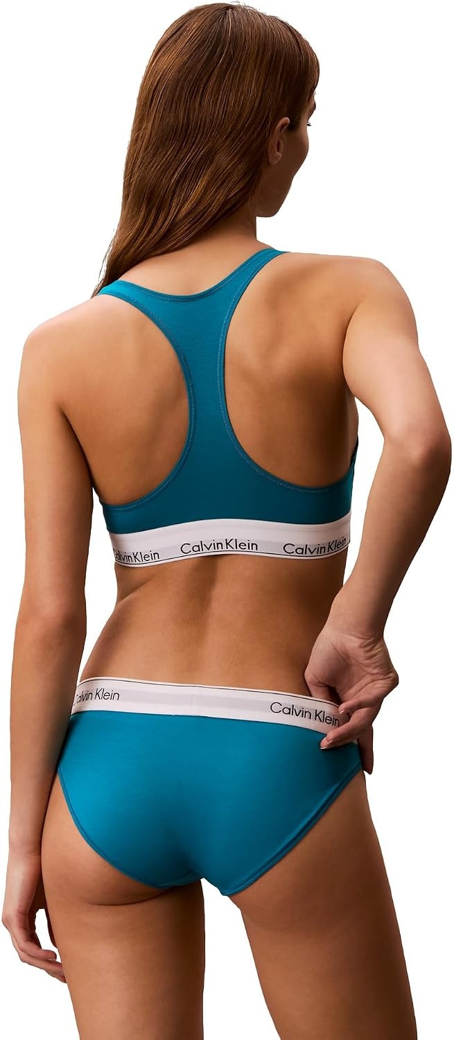 image:imageCalvin Klein Womens Modern Cotton Unlined Wireless BraletteTeal Breeze