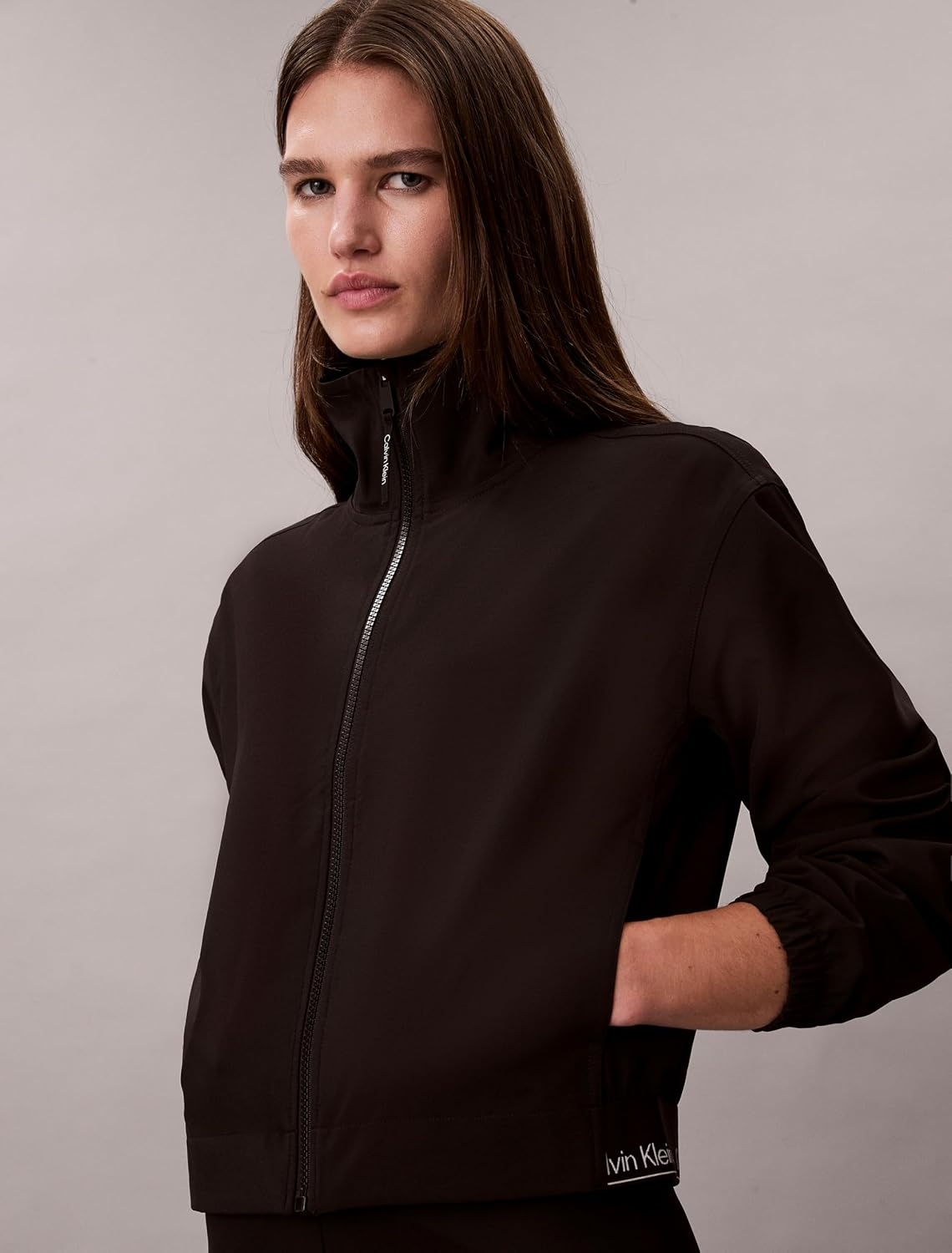 image:imageCalvin Klein Womens Modern Sport Windbreaker JacketBlack