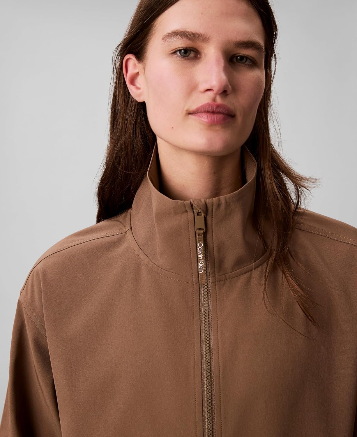 image:imageCalvin Klein Womens Modern Sport Windbreaker JacketShitake