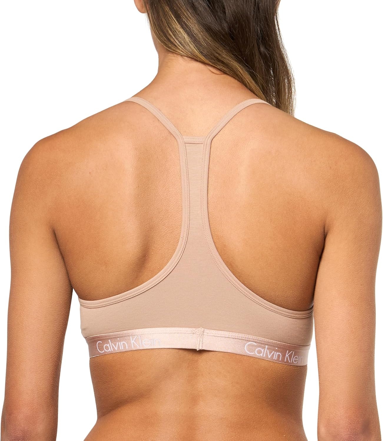 image:imageCalvin Klein Womens Motive Cotton Lightly Lined Bralette BraCedar