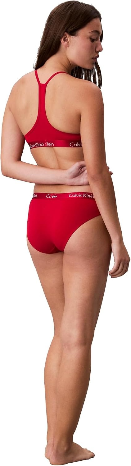 image:imageCalvin Klein Womens Motive Cotton Lightly Lined Bralette BraObsess