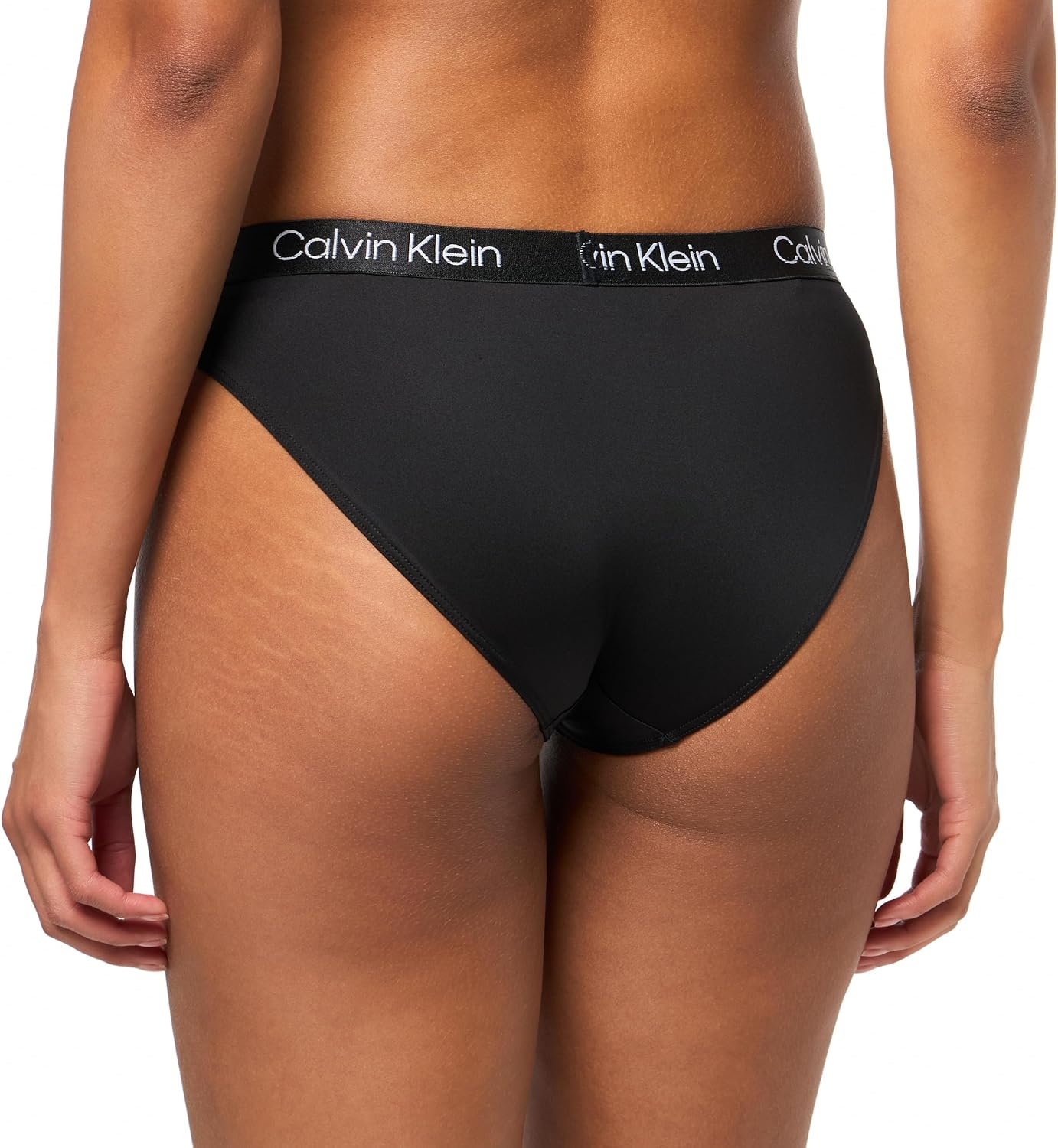 image:imageCalvin Klein Womens Motive Micro Stretch Multipack Bikini PantyBlackCedarSyrah