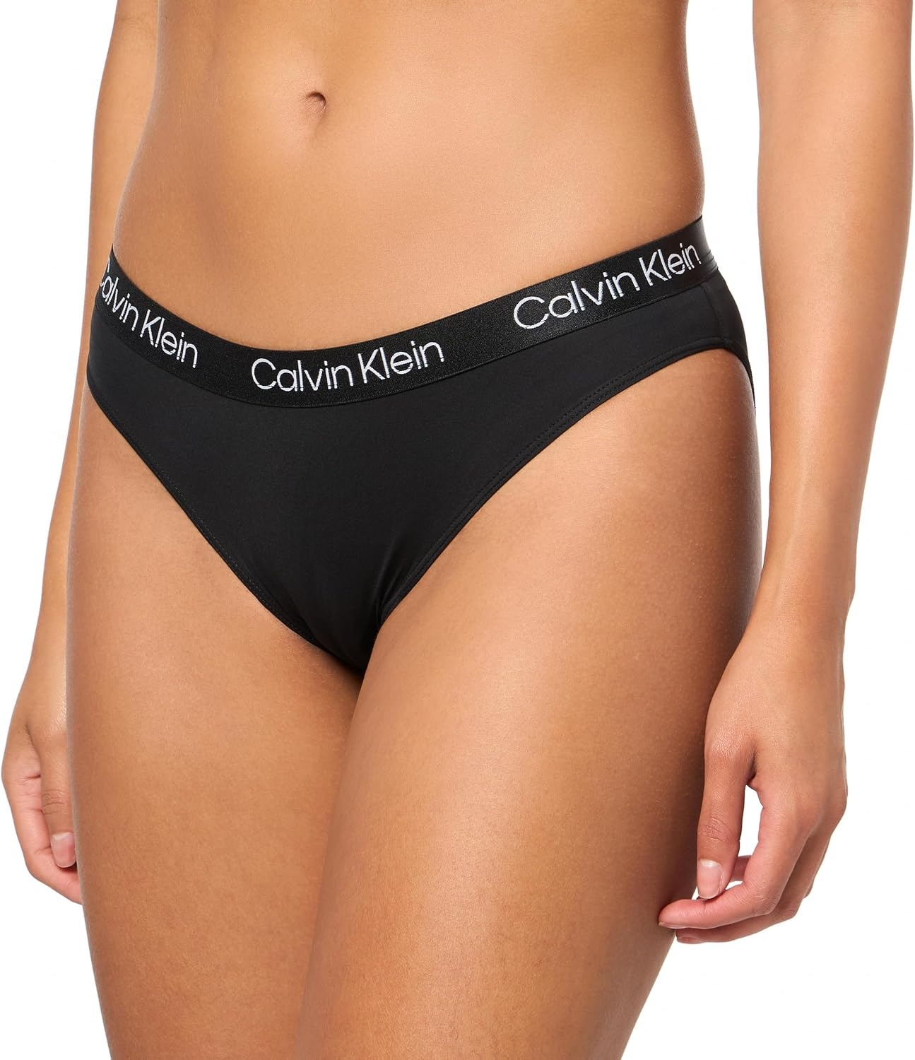 image:imageCalvin Klein Womens Motive Micro Stretch Multipack Bikini PantyBlackCedarSyrah