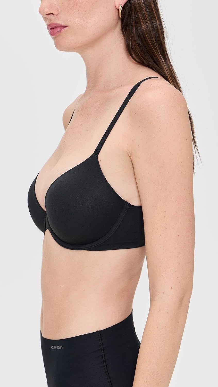 image:imageCalvin Klein Womens Perfectly Fit Modern TShirt BraBlack
