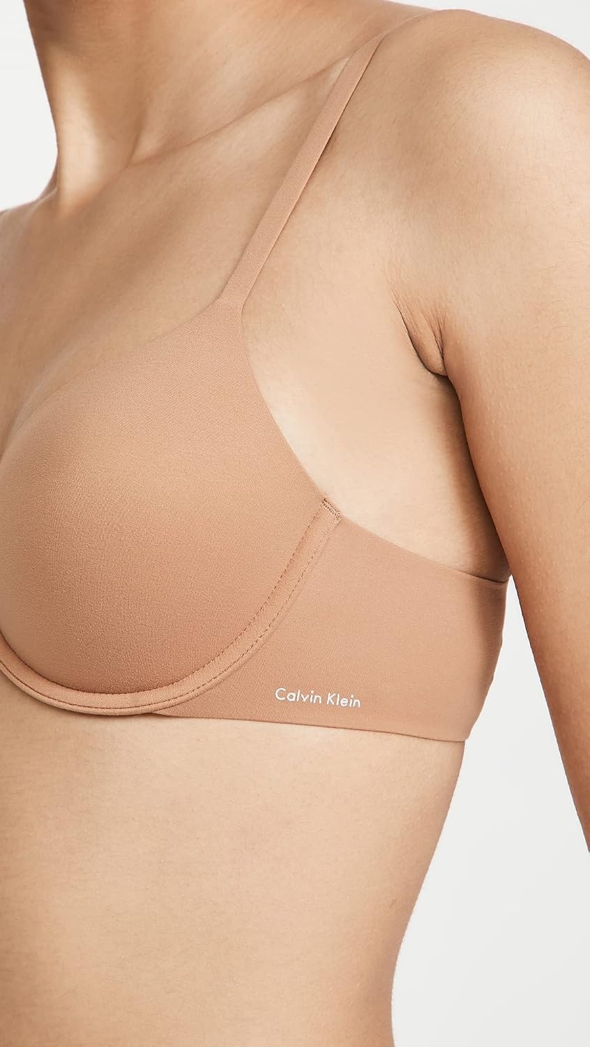 image:imageCalvin Klein Womens Perfectly Fit Modern TShirt BraBronzed