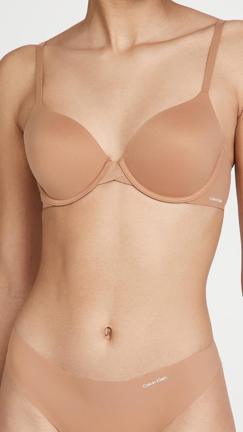 image:imageCalvin Klein Womens Perfectly Fit Modern TShirt BraBronzed