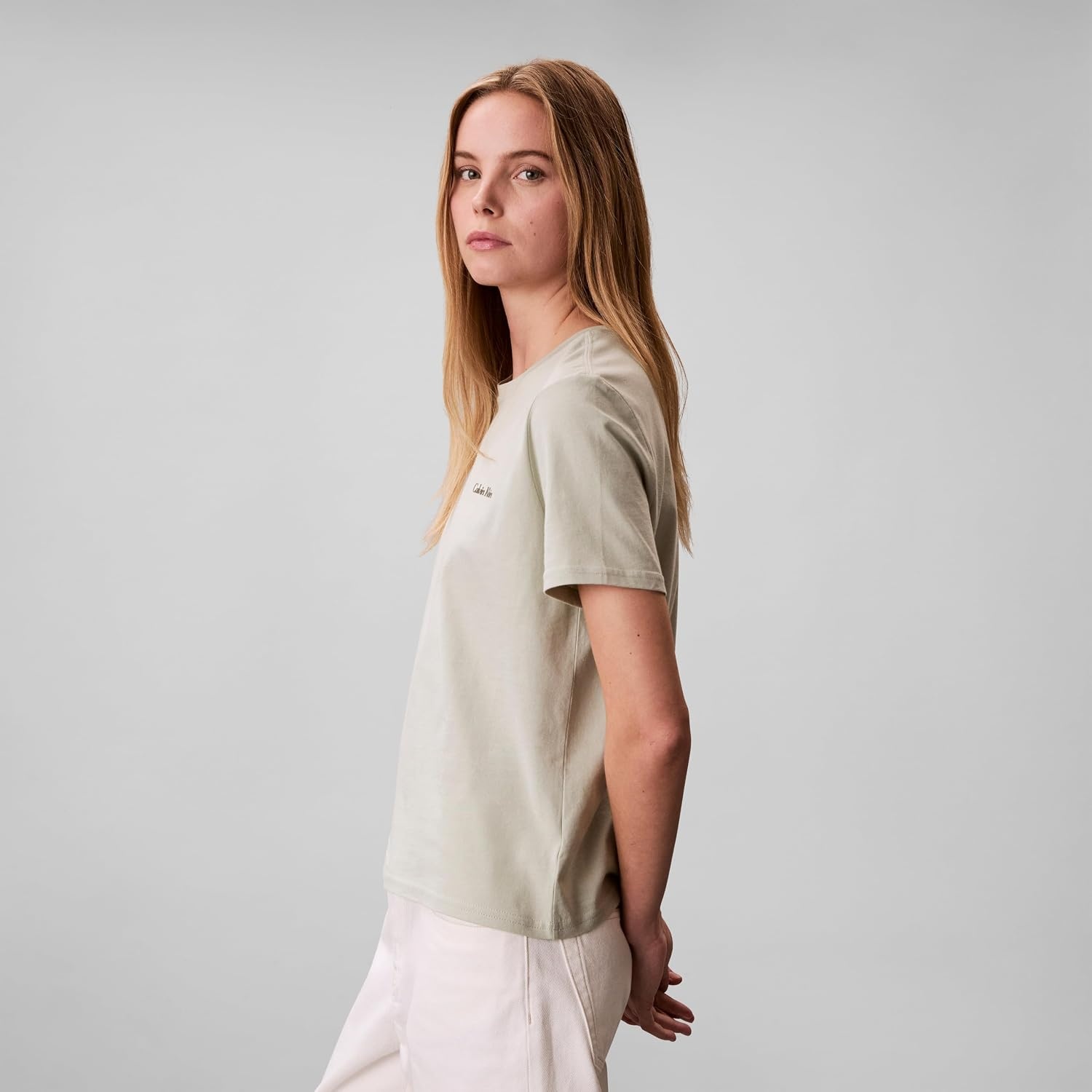 image:imageCalvin Klein Womens Performance Classic Fit TeeMisty Sage