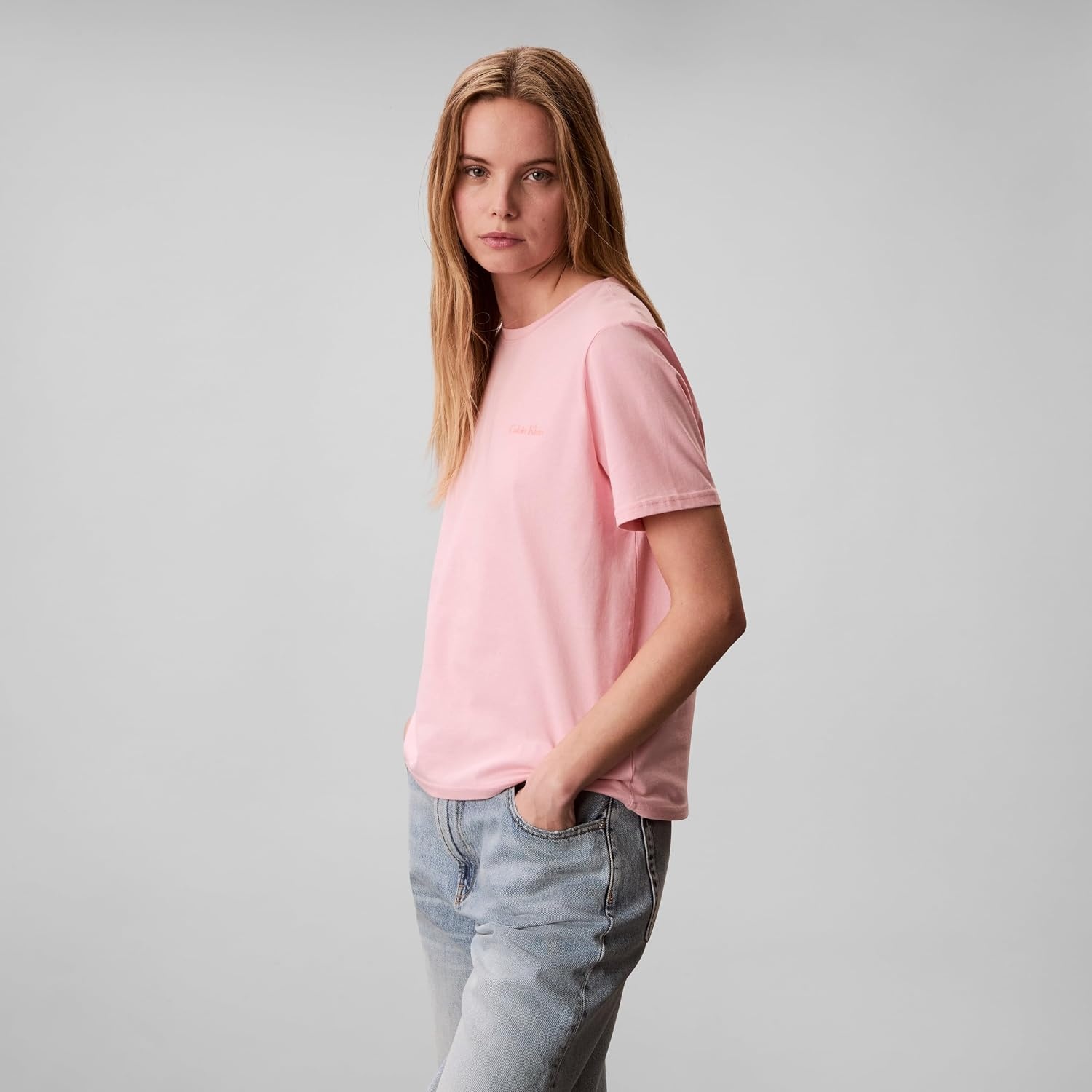image:imageCalvin Klein Womens Performance Classic Fit TeePowder Pink