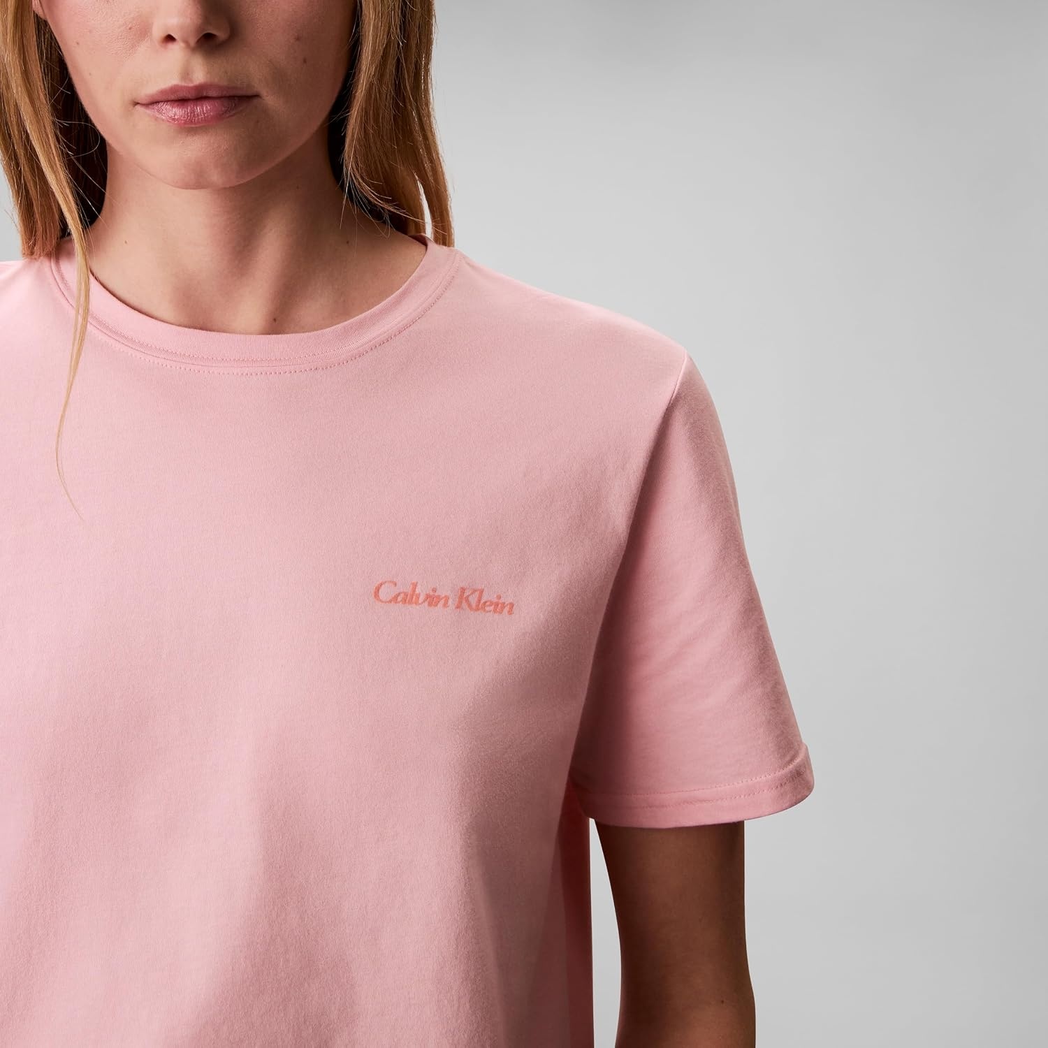 image:imageCalvin Klein Womens Performance Classic Fit TeePowder Pink