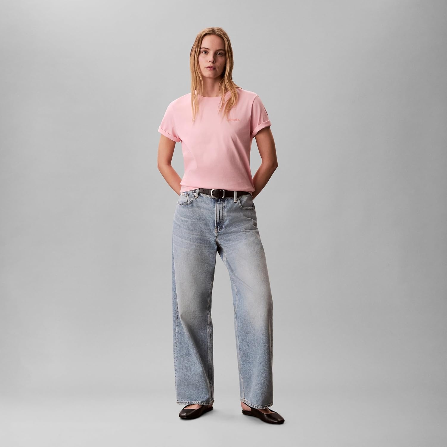image:imageCalvin Klein Womens Performance Classic Fit TeePowder Pink
