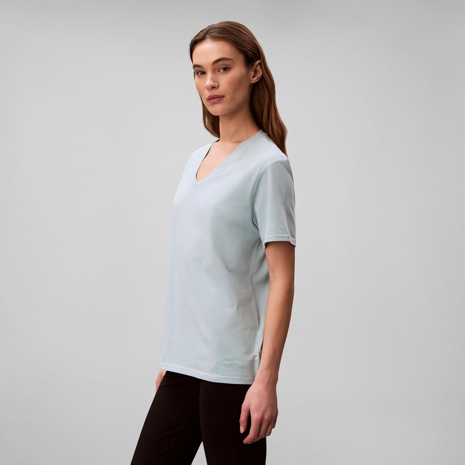 image:imageCalvin Klein Womens Performance Classic Fit VNeck TeeEther