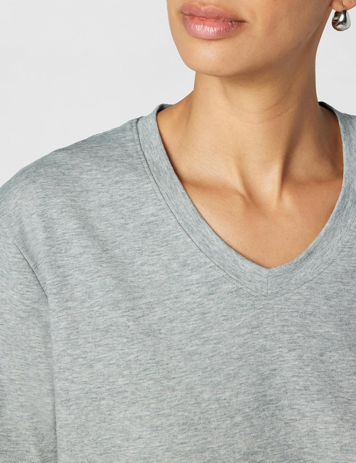 image:imageCalvin Klein Womens Performance Classic Fit VNeck TeeGrey Heather