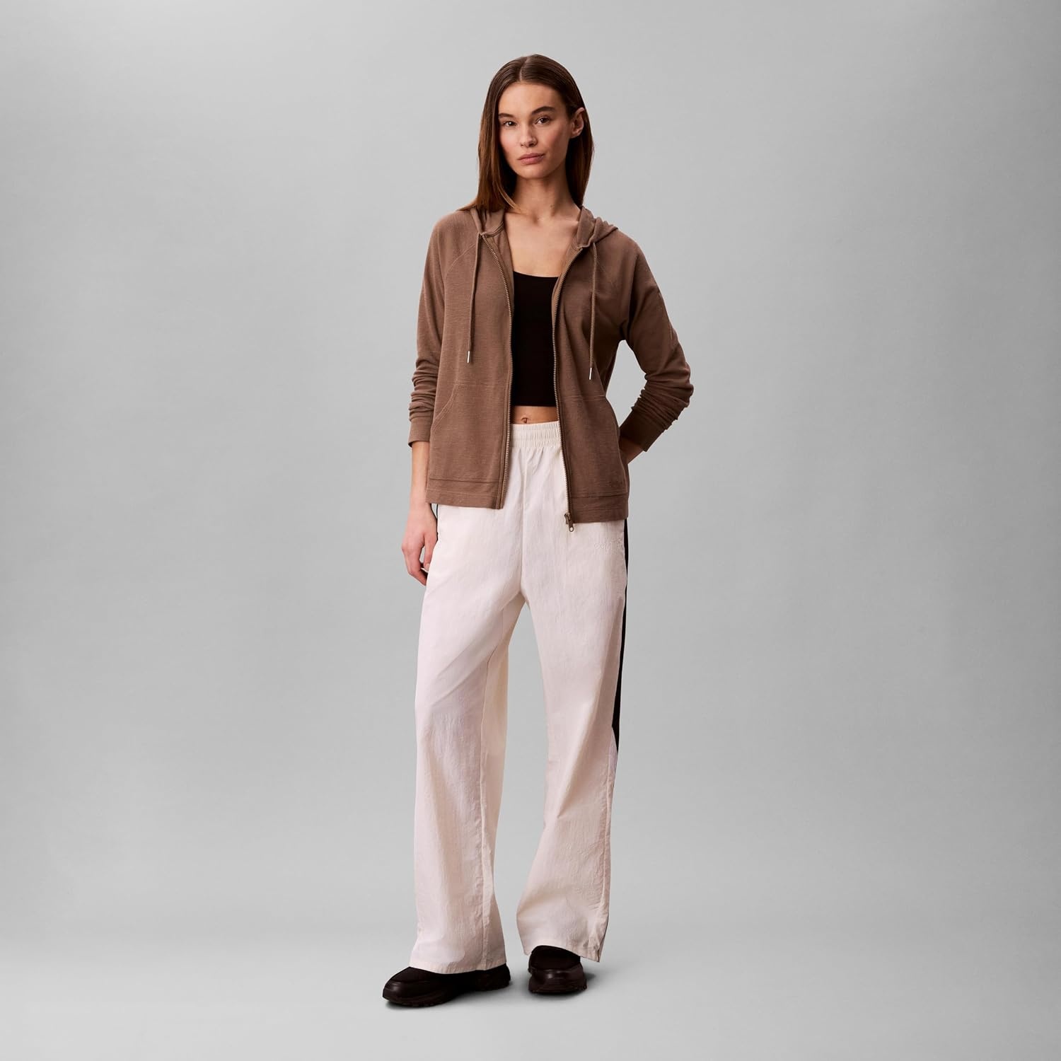image:imageCalvin Klein Womens Performance Icon Sport Lightweight JacketShitake