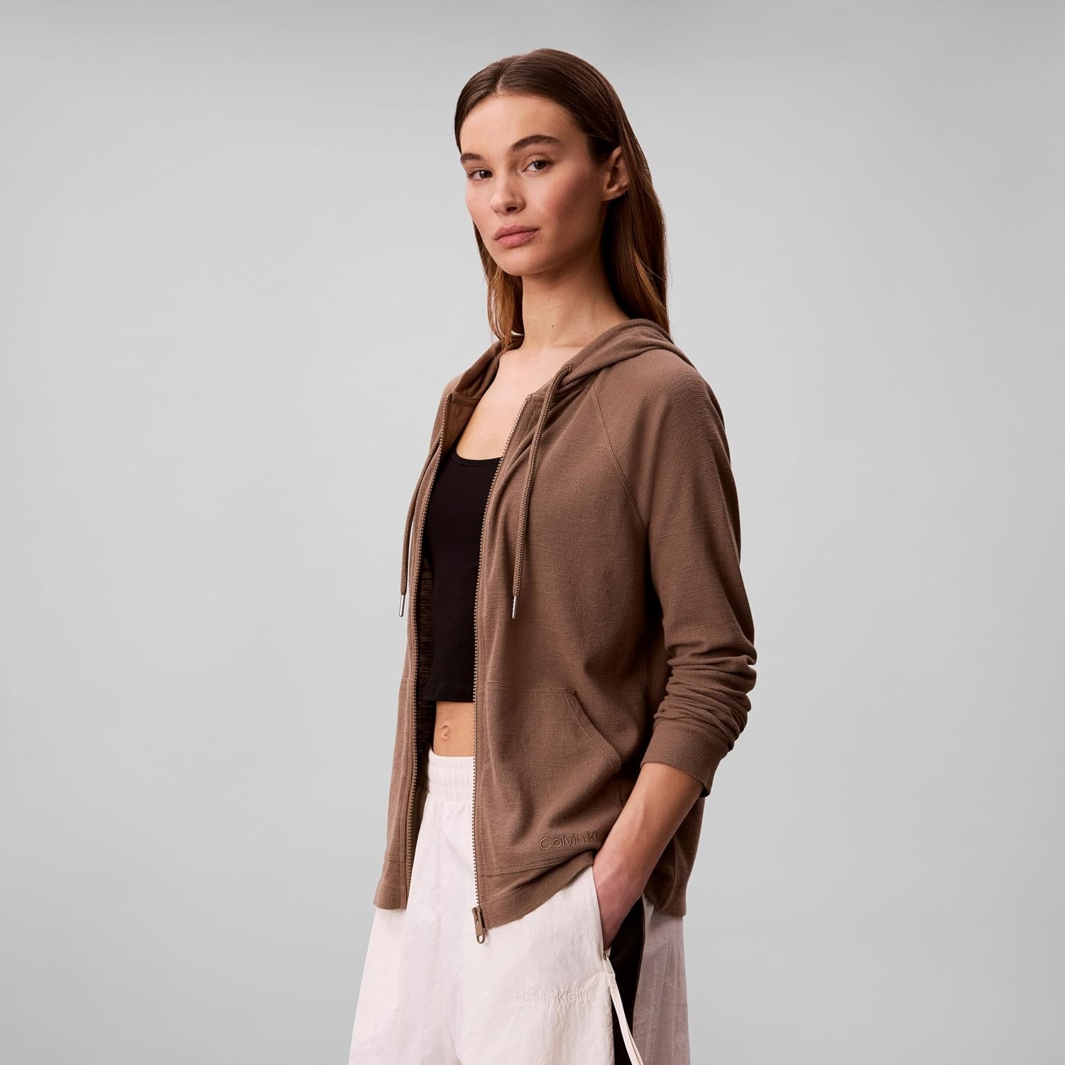 image:imageCalvin Klein Womens Performance Icon Sport Lightweight JacketShitake