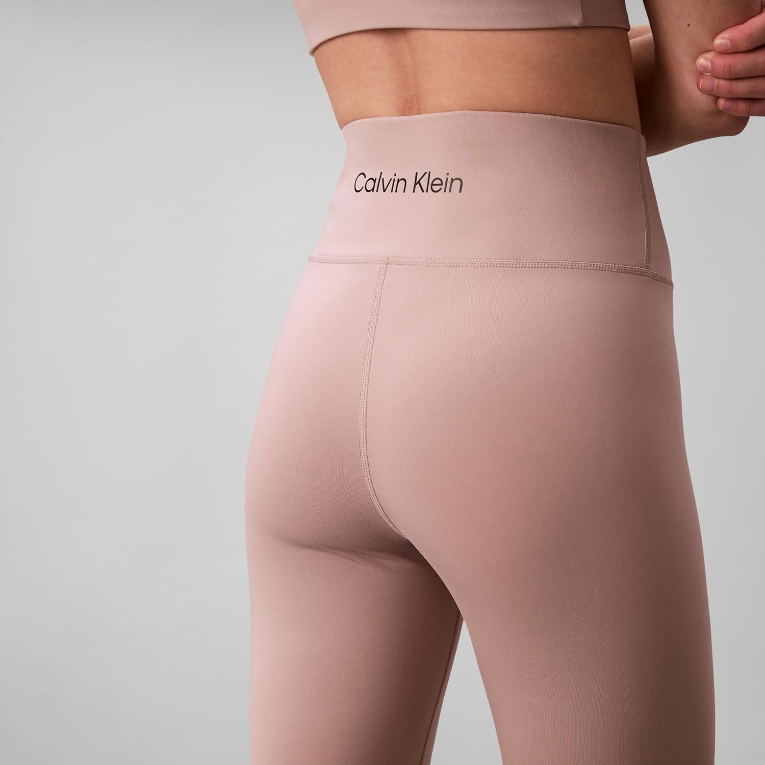image:imageCalvin Klein Womens Performance Logo High Rise 78 LeggingsSphinx