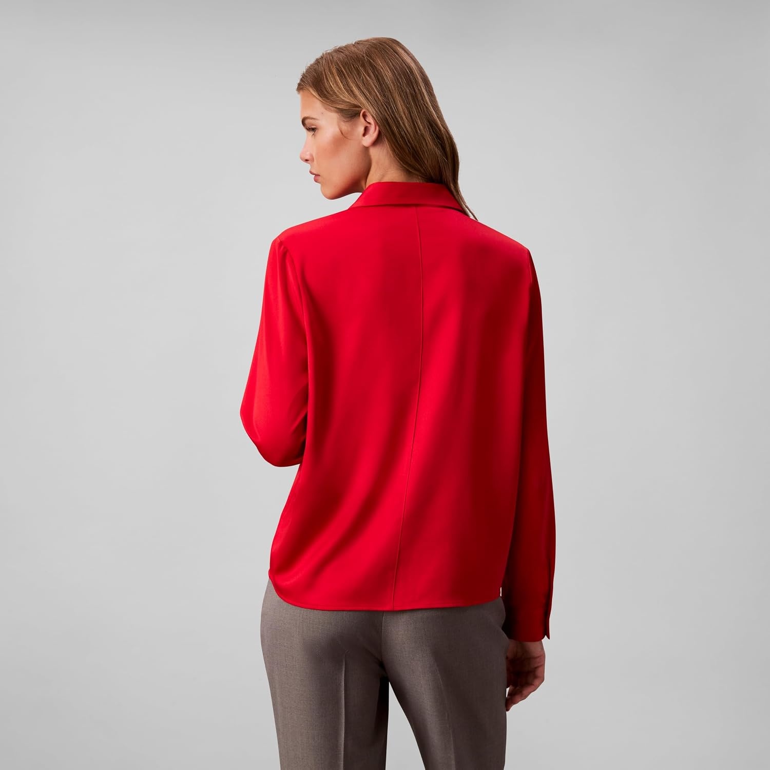 image:imageCalvin Klein Womens Satin ButtonDown ShirtAdrenaline Rush