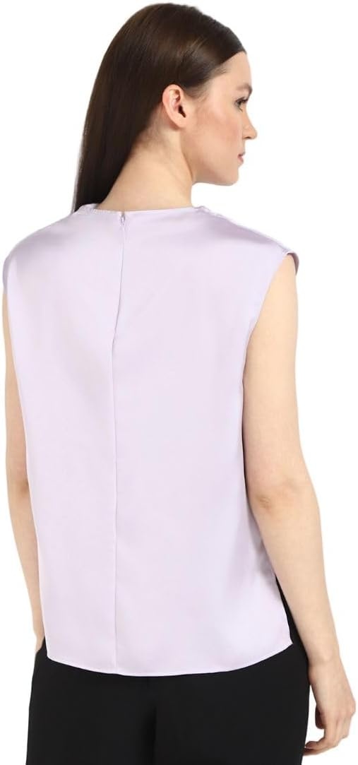 image:imageCalvin Klein Womens Satin Cowl Neck BlouseOrchid Petal
