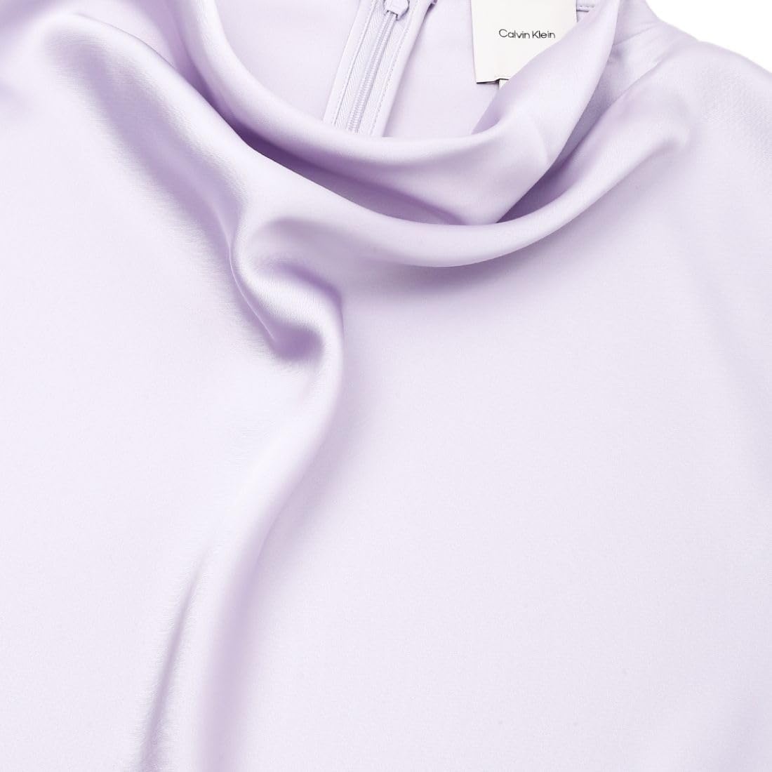 image:imageCalvin Klein Womens Satin Cowl Neck BlouseOrchid Petal