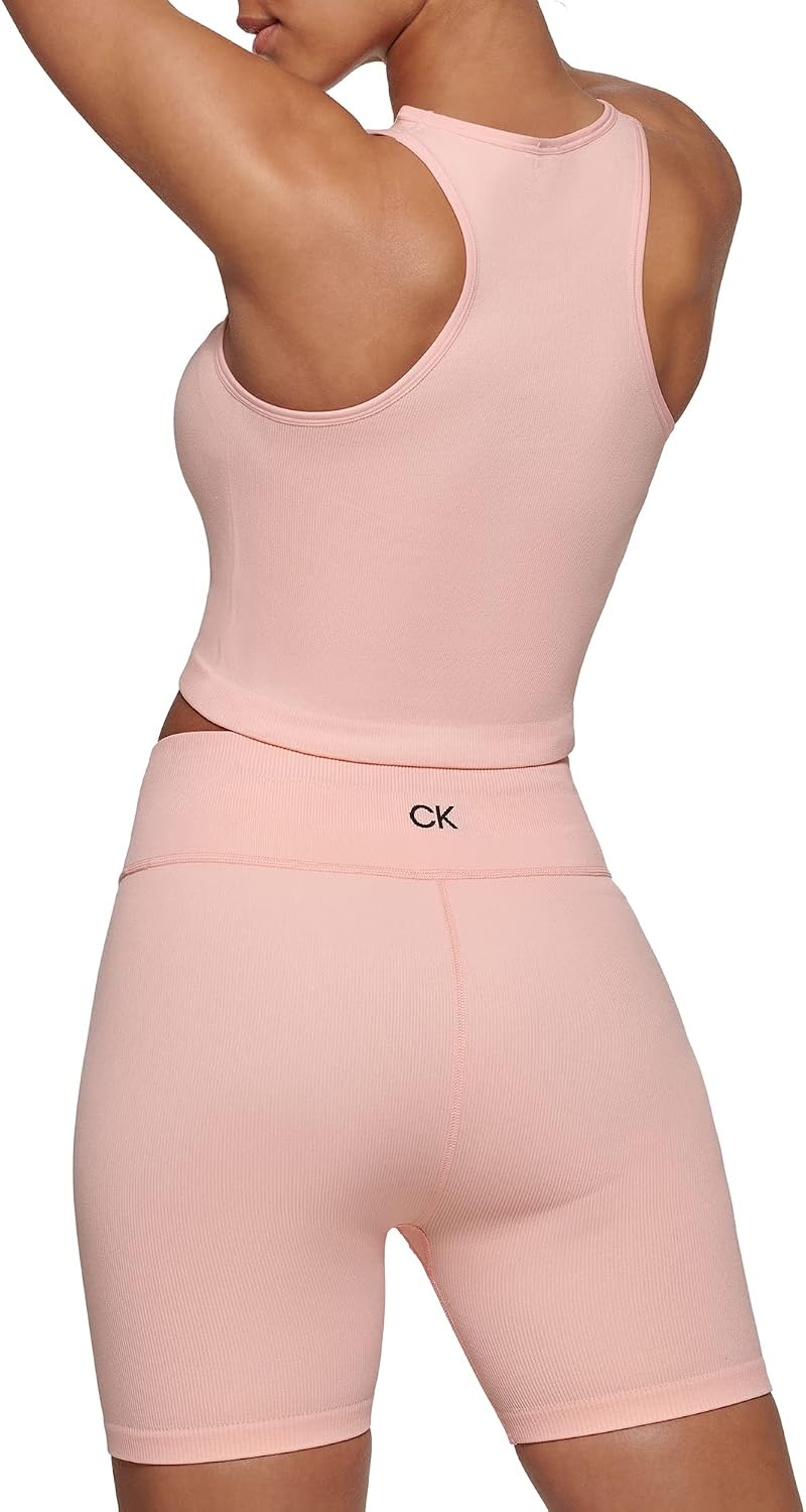 image:imageCalvin Klein Womens Sleeveless Midi Dress with High Low Ruffle SkirtDressCreamsicle