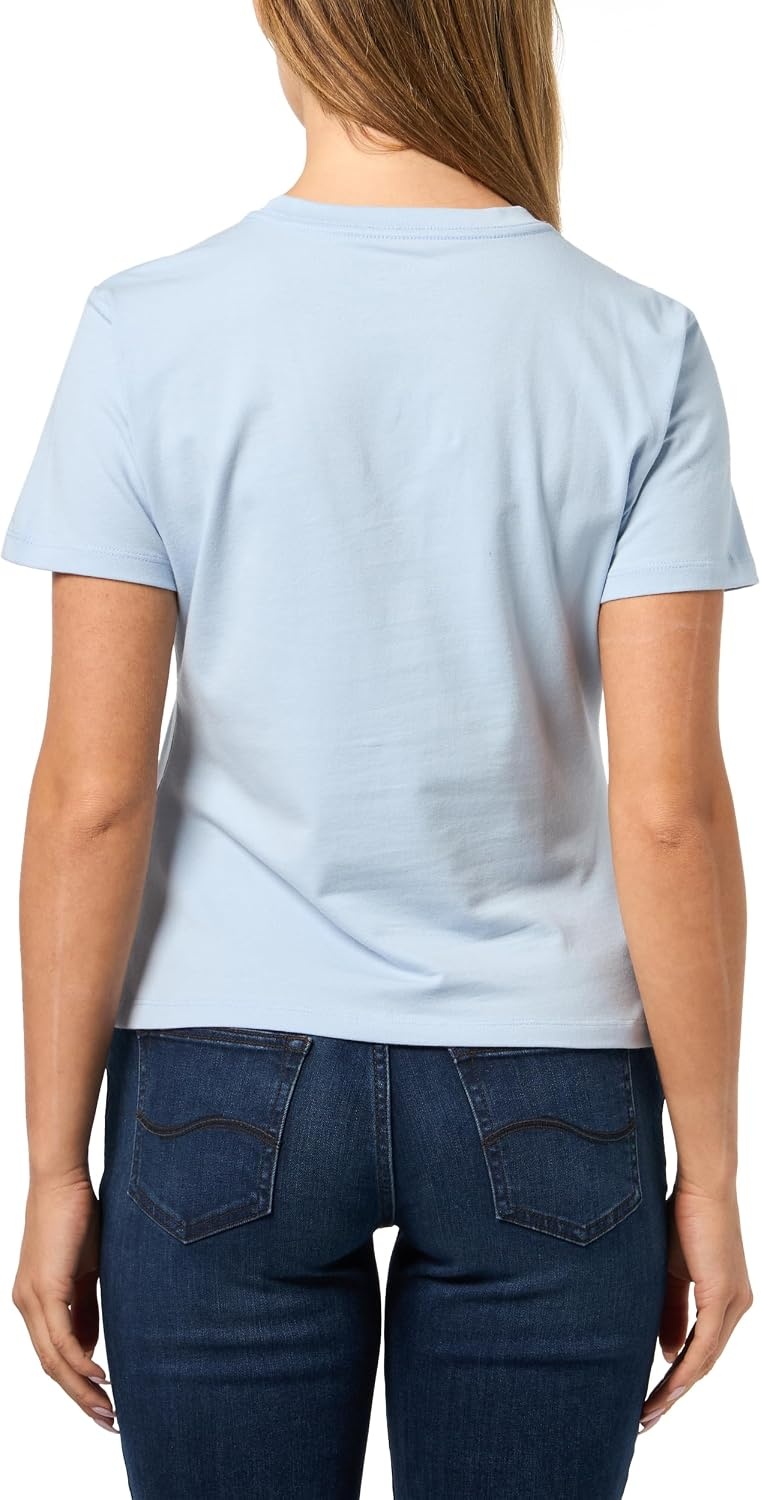 image:imageCalvin Klein Womens Slim Fit Monogram TeeBreezy Blue