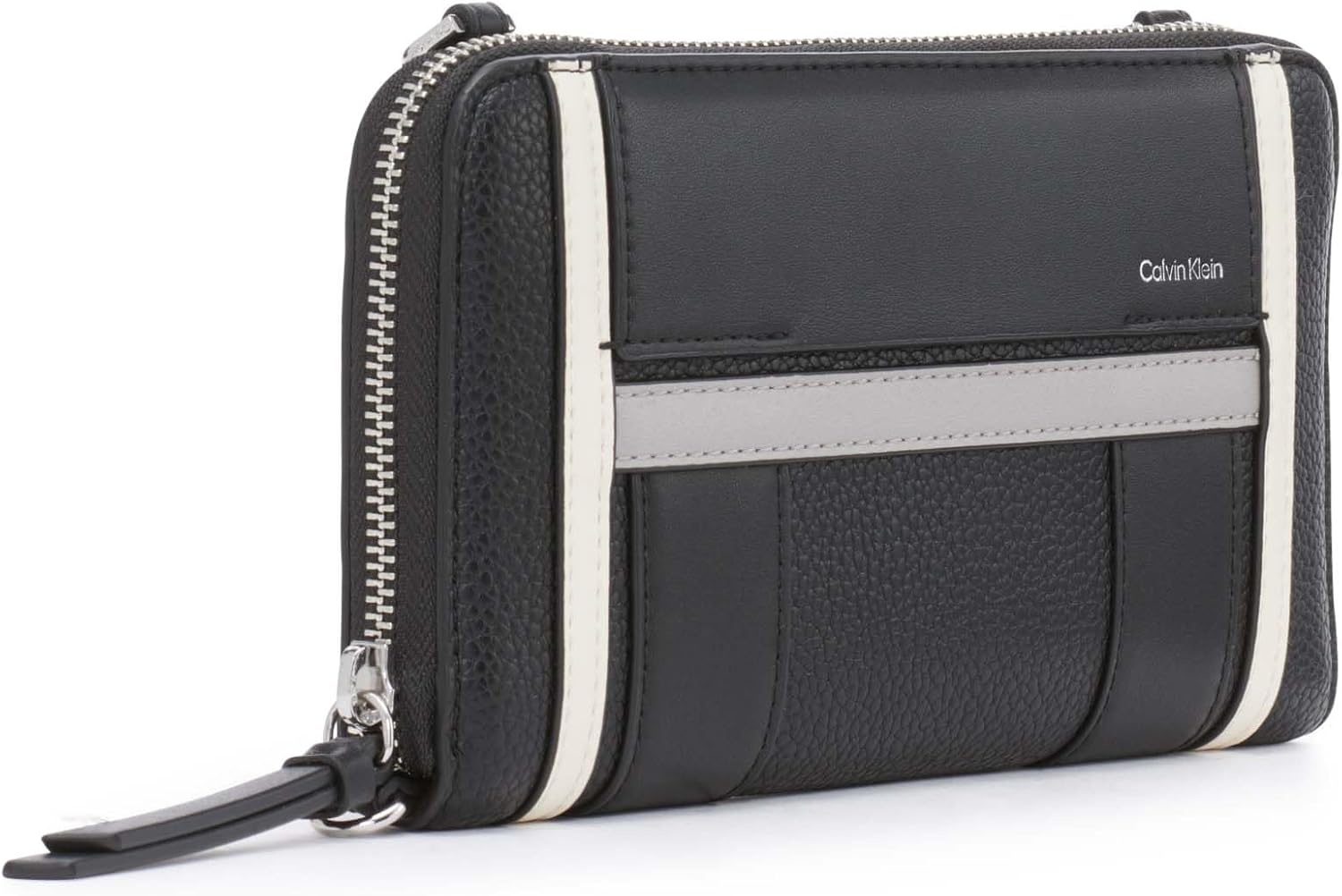 image:imageCalvin Klein Womens Sol Organizational Wallet on a String CrossbodyBlackStone Multi
