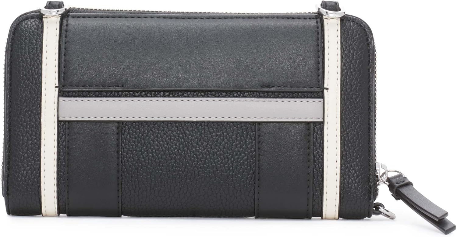 image:imageCalvin Klein Womens Sol Organizational Wallet on a String CrossbodyBlackStone Multi