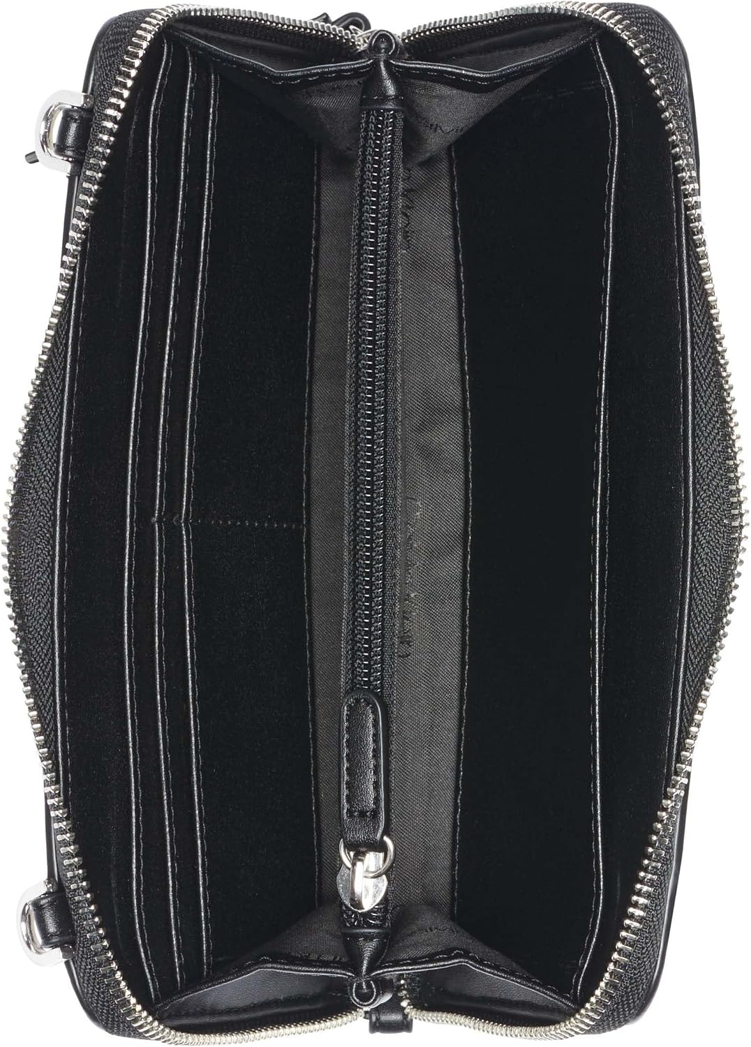 image:imageCalvin Klein Womens Sol Organizational Wallet on a String CrossbodyWhiteCitrine Multi