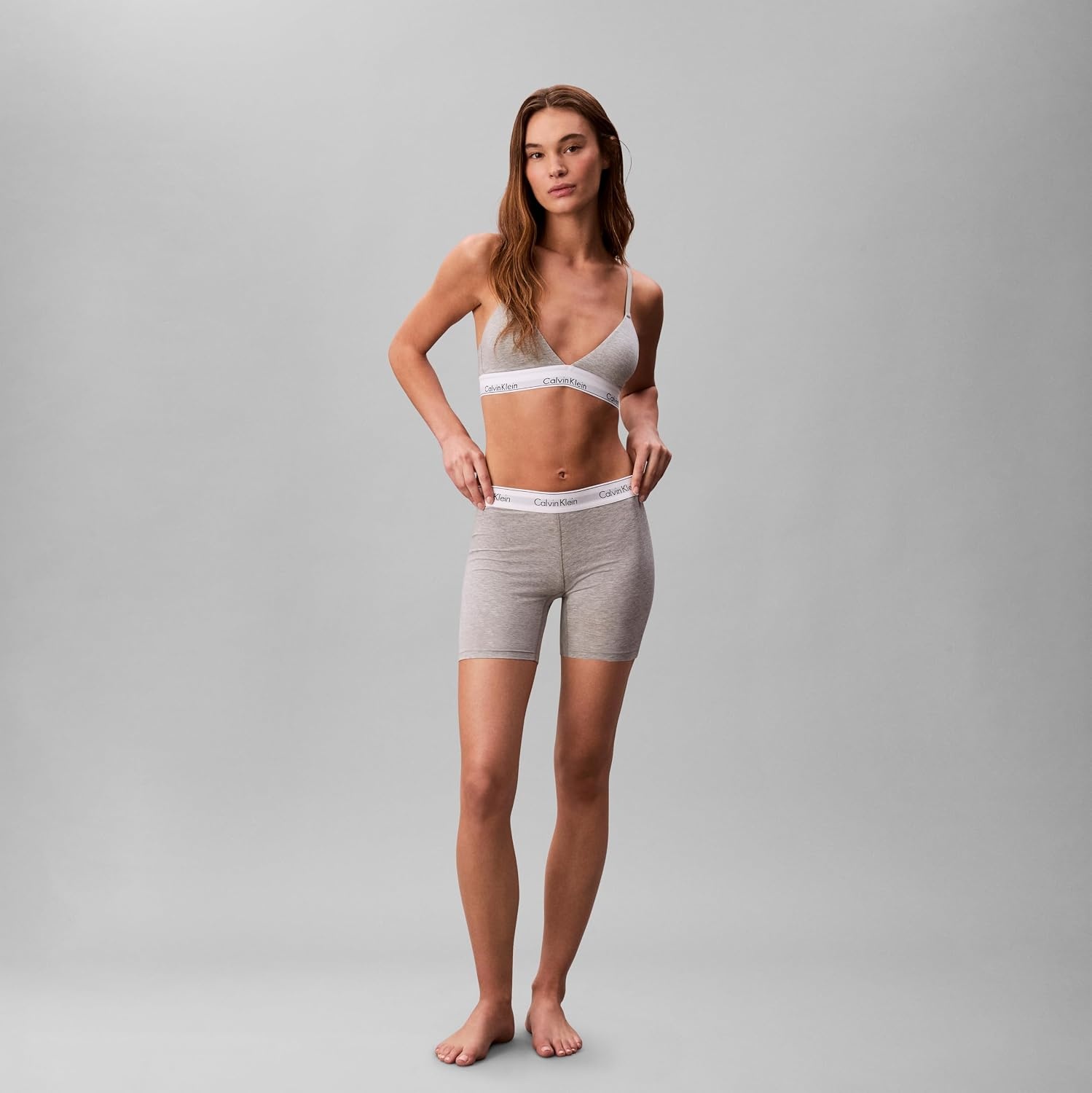 image:imageCalvin Klein underwear womens Icon Cotton Modal Boxer BriefGrey Heather