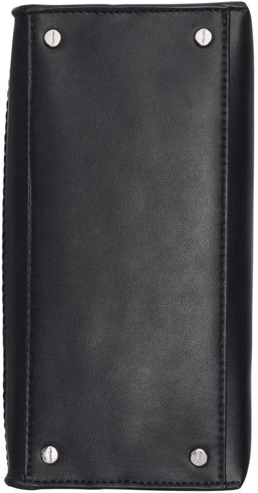 image:imageCalvin Klein womens Becky Top Handle Mini Bag Crossbody 2 in 1Black Canvas