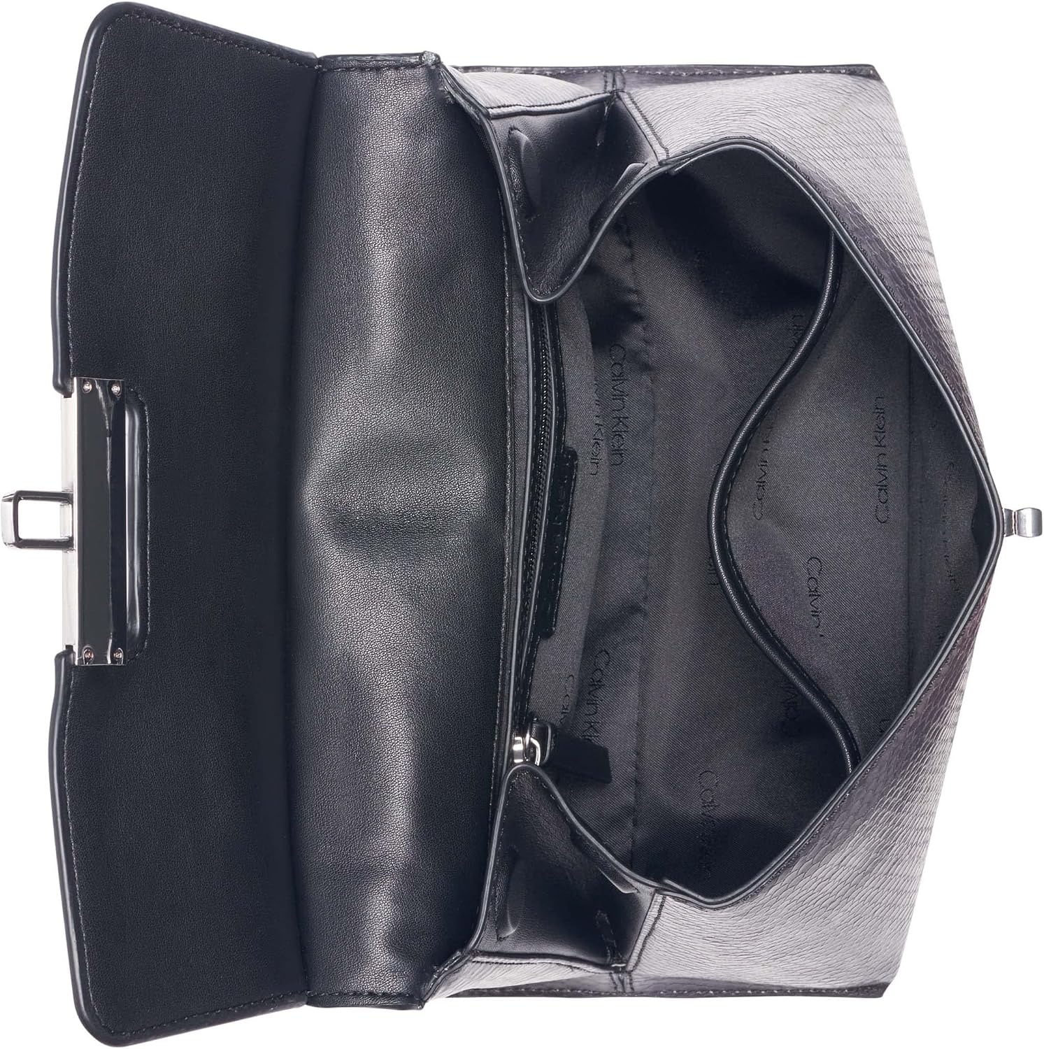 image:imageCalvin Klein womens Becky Top Handle Mini Bag Crossbody 2 in 1Black Ombre Snake