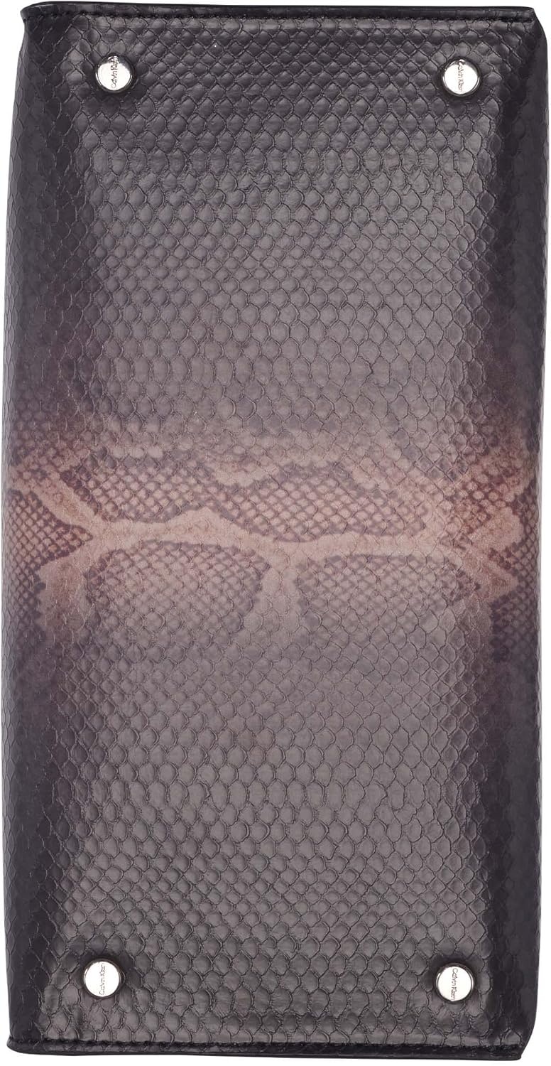 image:imageCalvin Klein womens Becky Top Handle Mini Bag Crossbody 2 in 1Black Ombre Snake