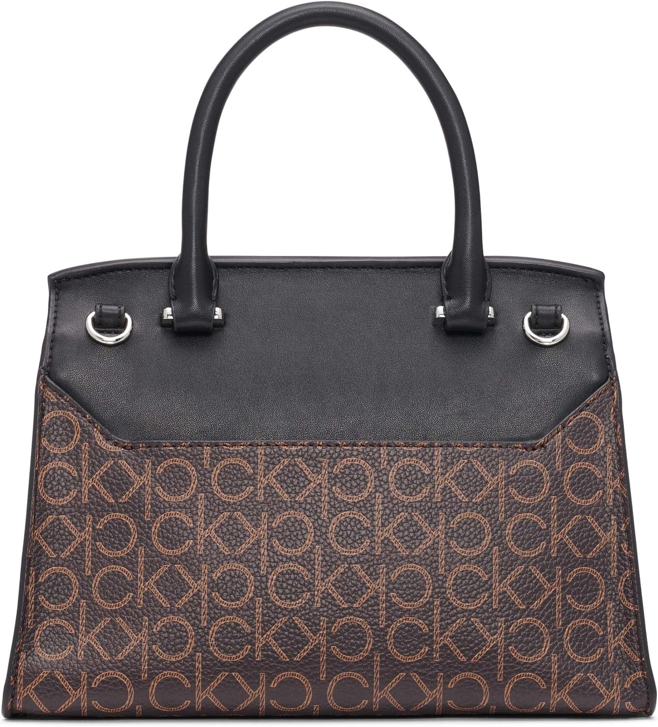 image:imageCalvin Klein womens Becky Top Handle Mini Bag Crossbody 2 in 1BrownKhakiBlack