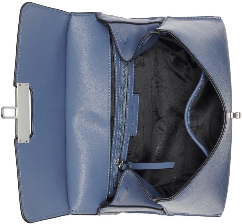 image:imageCalvin Klein womens Becky Top Handle Mini Bag Crossbody 2 in 1Folkstone Grey