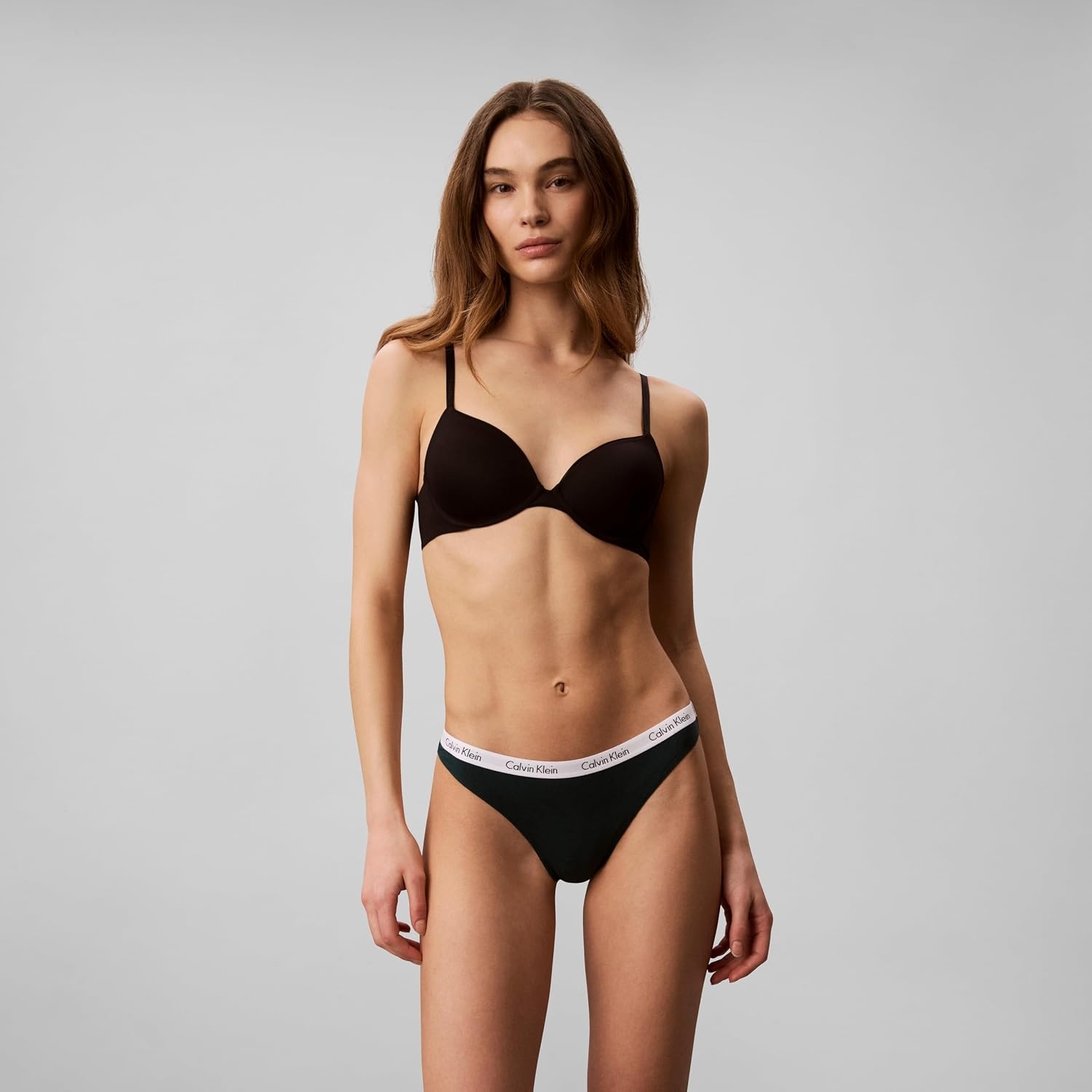 image:imageCalvin Klein womens Carousel Logo Cotton Stretch Thong Panties MultipackSeamoss Sagebrush Green Misty Sage
