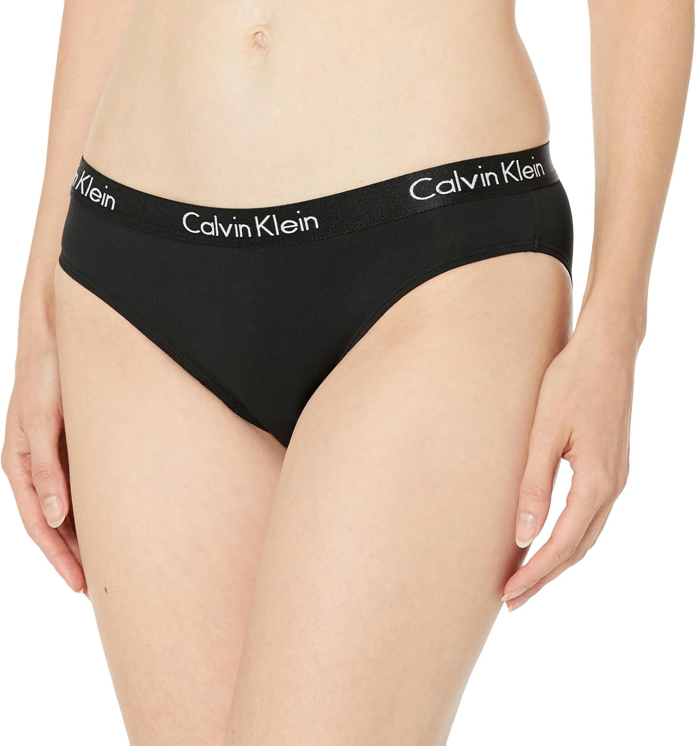 image:imageCalvin Klein womens Motive Cotton Multipack Bikini Panty 3 PackBlackCedarMini Cheetah Oxford Tan