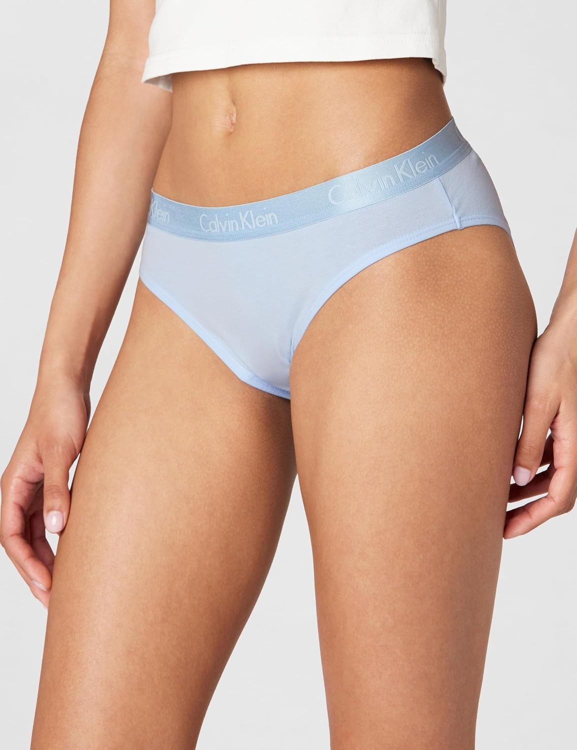 image:imageCalvin Klein womens Motive Cotton Multipack Bikini Panty 3 PackShoreline Cedar Ice Water