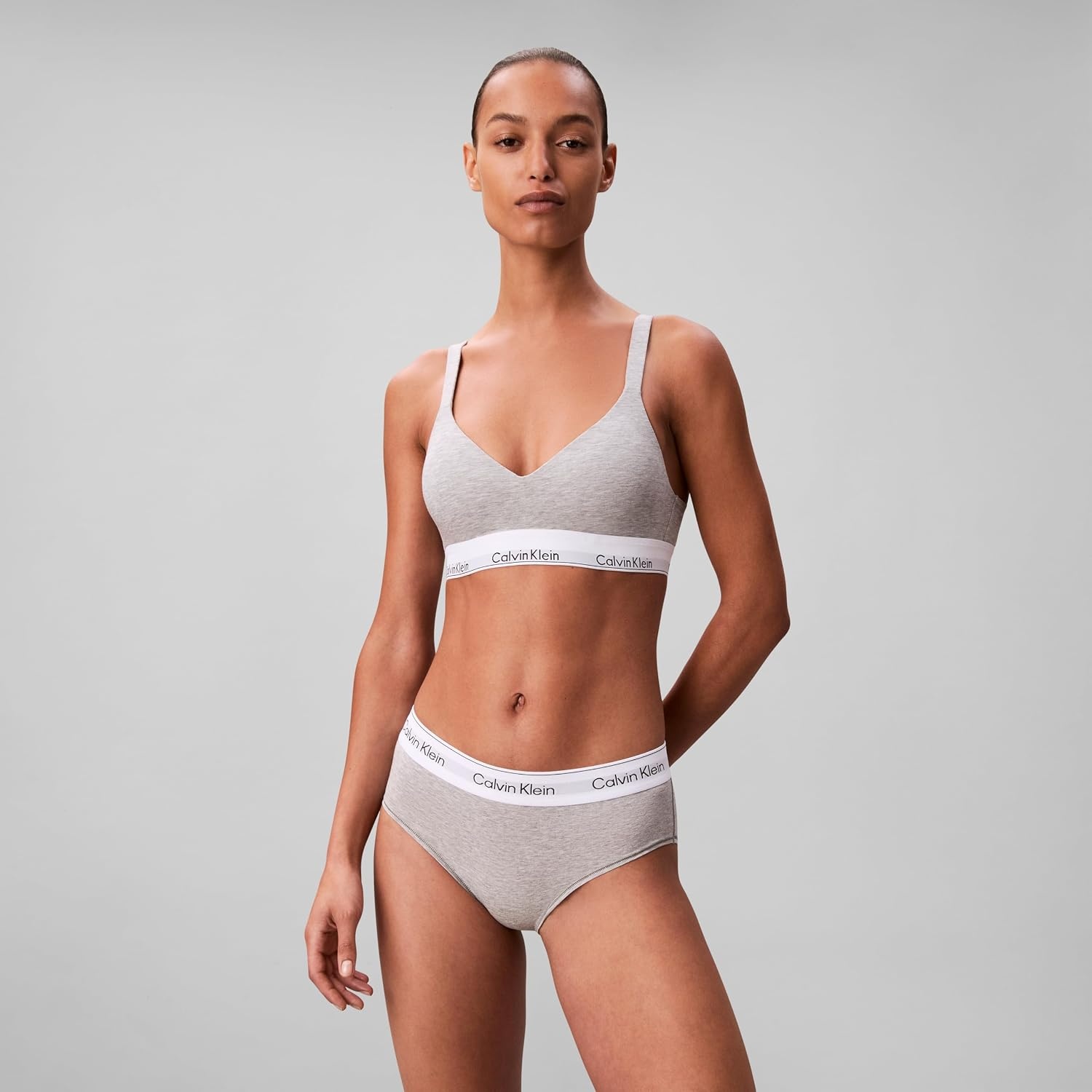 image:imageIcon Cotton Modal Lift BraletteGrey Heather