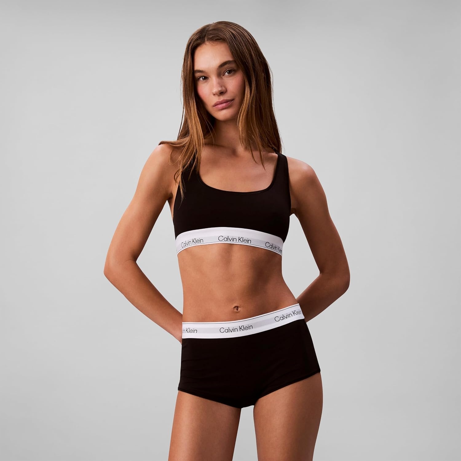 image:imageIcon Cotton Modal Unlined BraletteBlack