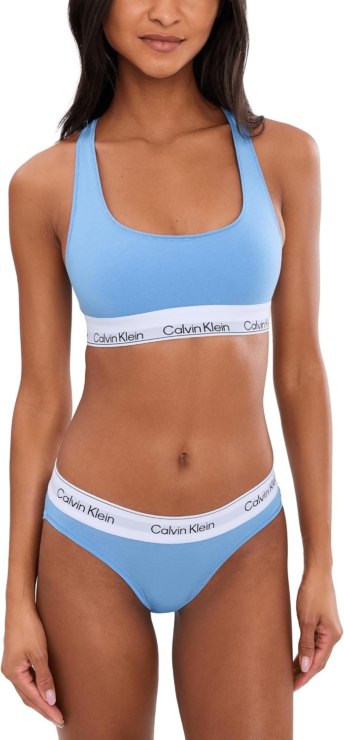 image:imageIcon Cotton Modal Unlined BraletteBlue Descent