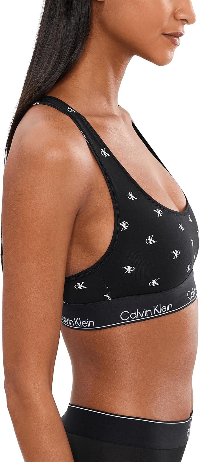 image:imageIcon Cotton Modal Unlined BraletteDiamond Logo Black