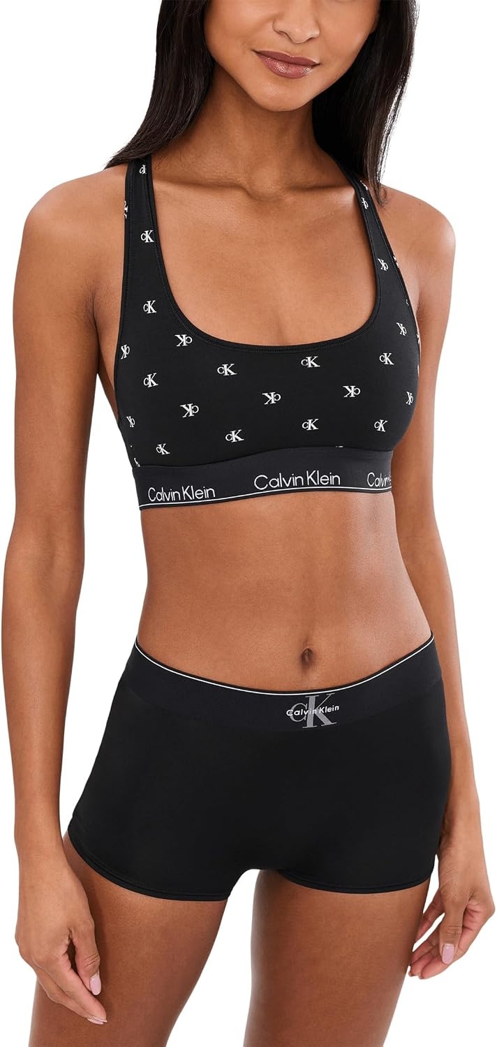 image:imageIcon Cotton Modal Unlined BraletteDiamond Logo Black