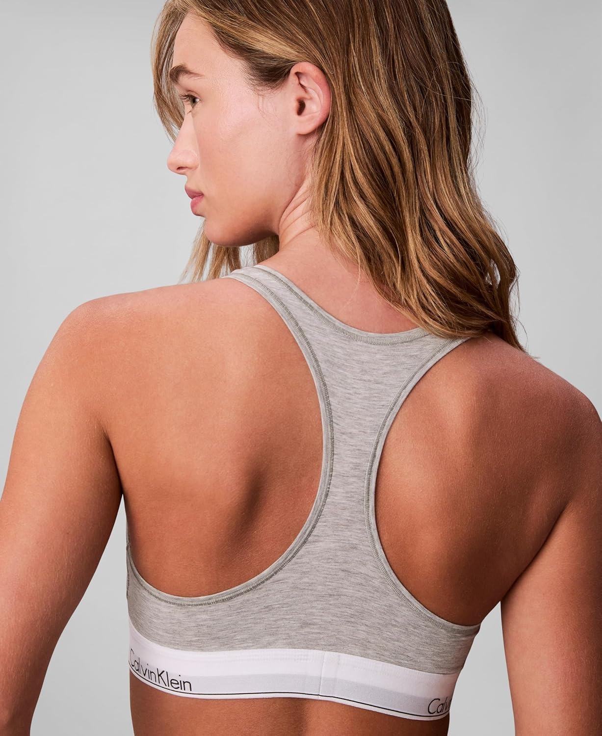 image:imageIcon Cotton Modal Unlined BraletteGrey Heather