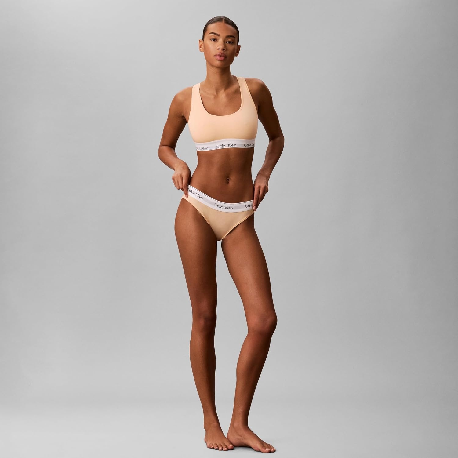 image:imageIcon Cotton Modal Unlined BralettePeach Bliss